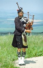 Scottish piper