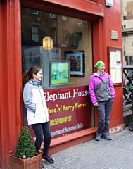Elephant House Edinburgh, Where J K Rowling wrote Harry Potter Books