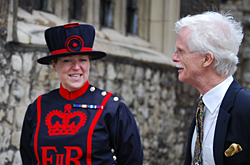 The first woman Yeoman Warder at The Tower of London