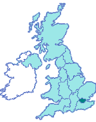 Map showing London