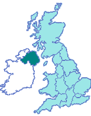 Northern Ireland map