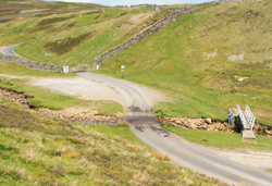 The water splash on Reeth Moor